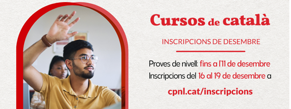 Proves de nivell i tutories per als cursos de català (gener de 2026) del Servei Comarcal de Català (CPNL)